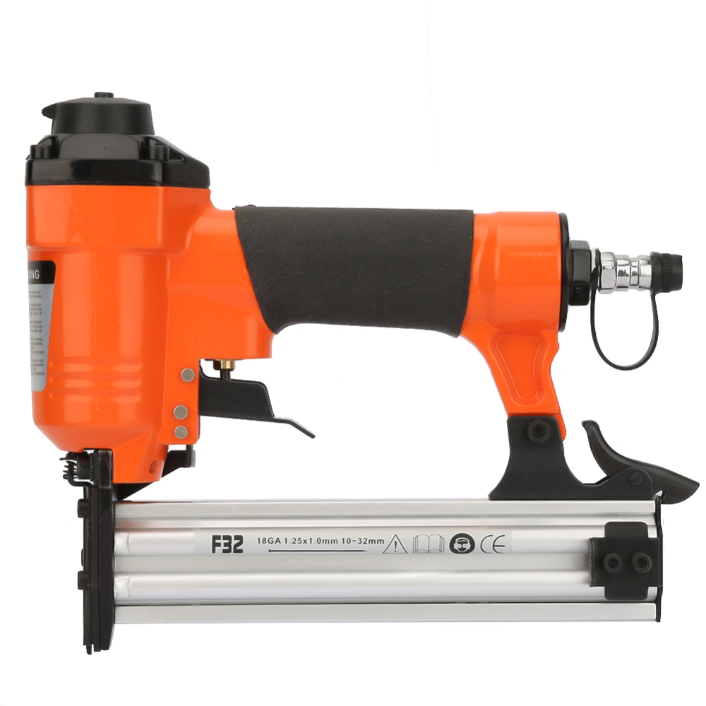 F32 Pneumatic Nail Gun Straight Nail Air Powered Nailers Stapler Staple Gun 18GA 1.25 * 1.0mm