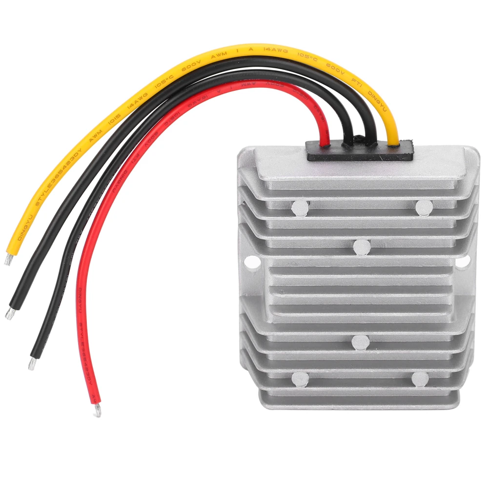 Power Converter 24V to 13.8V 15A DCDC Waterproof Module Aluminum Alloy Silicone