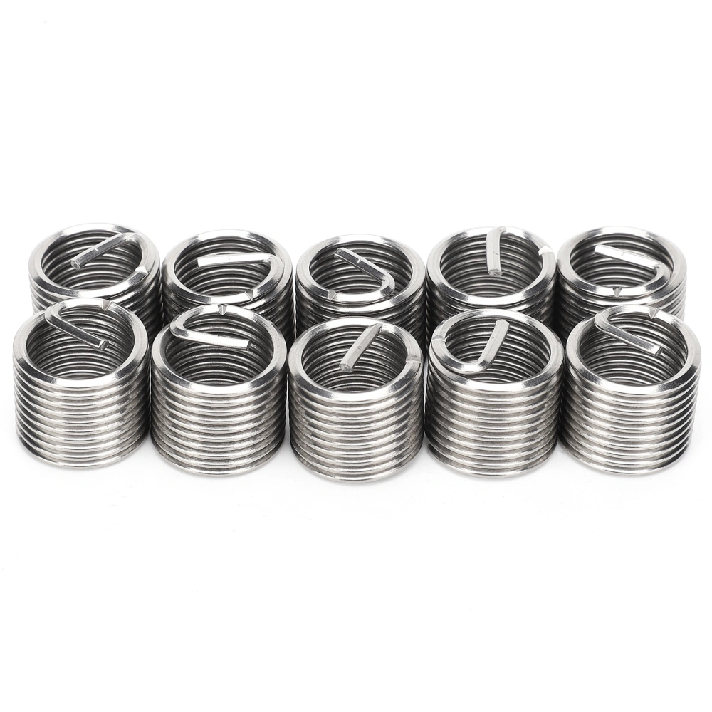 10Pcs Thread Inserts Male Female Reducing Nut Repair Tool Stainless Steel Fastener M16x2x1.5D