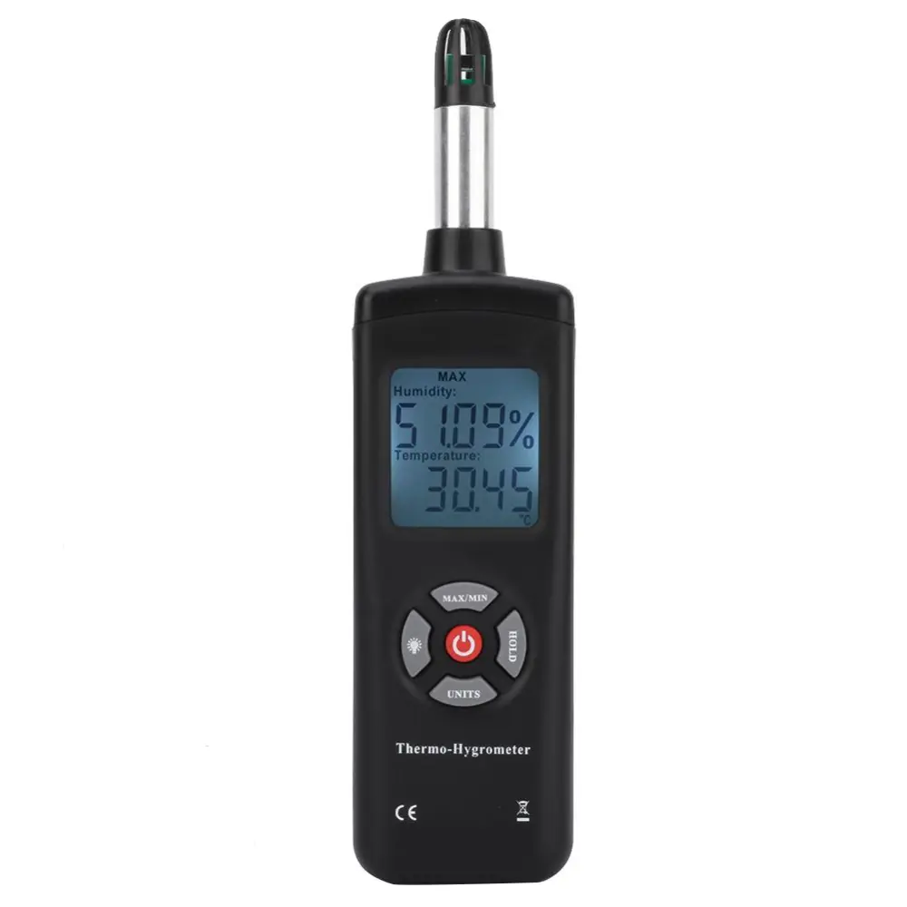 Portable Digital Temperature Humidity Meter Thermometer Hygrometer (Battery Not Include)