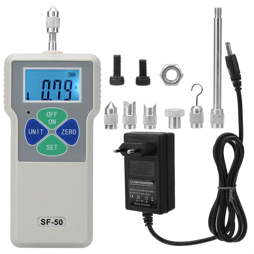 SF-50 Portable Push and Pull Tester Meter Digital Force Gauge 50N/5kg/11lb