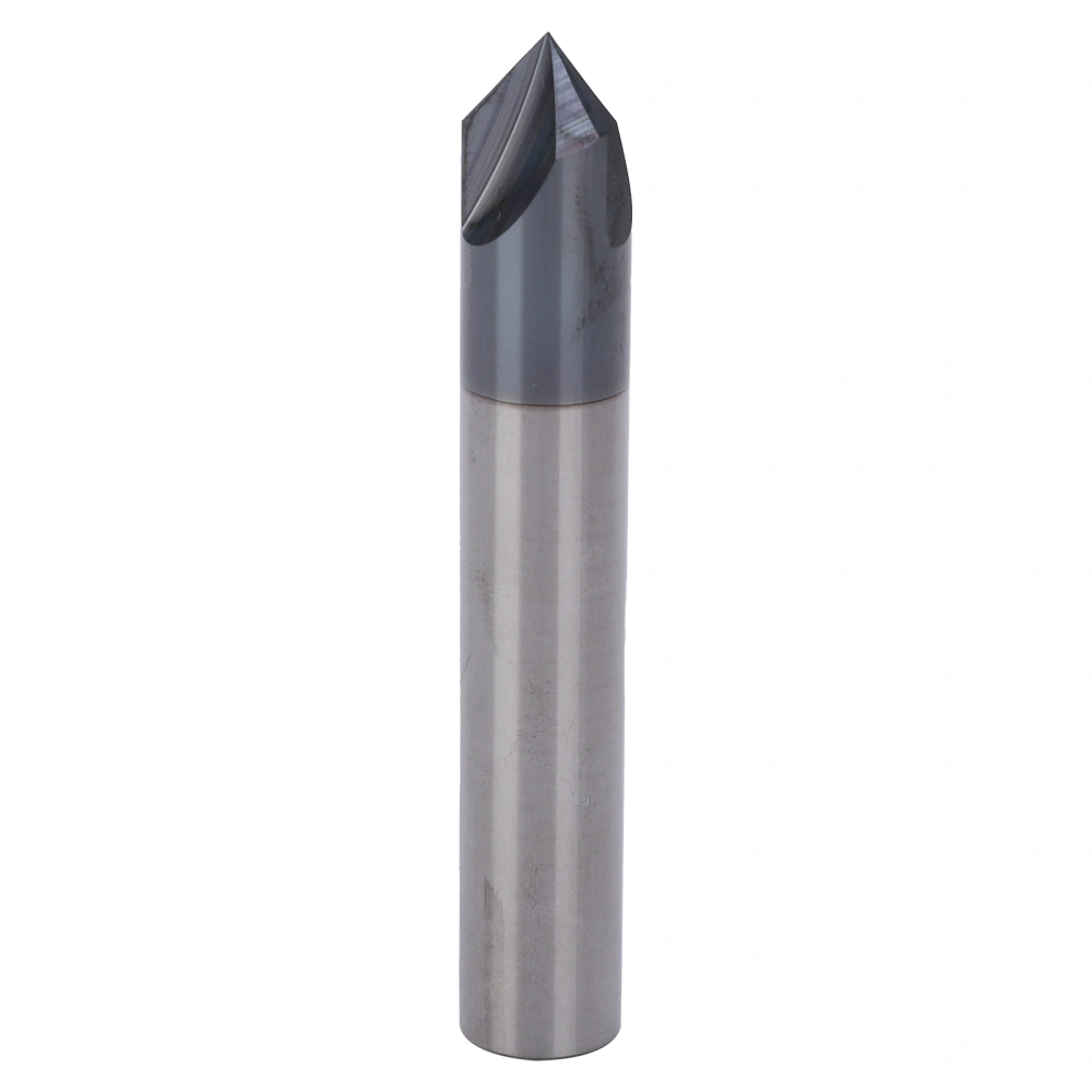 Chamfer End Mill 3 Flute 90° Tungsten Steel Milling Cutter Bit CNC Polishing Carving ToolD4 x 90° x 50L