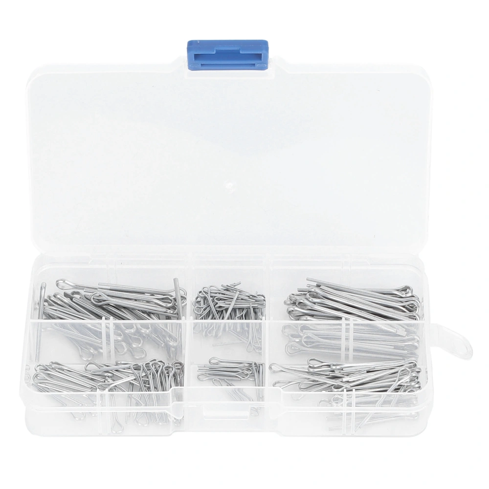 175Pcs Cotter Pin Zinc Alloy Galvanized Locking Automotive Parts for Maintenance