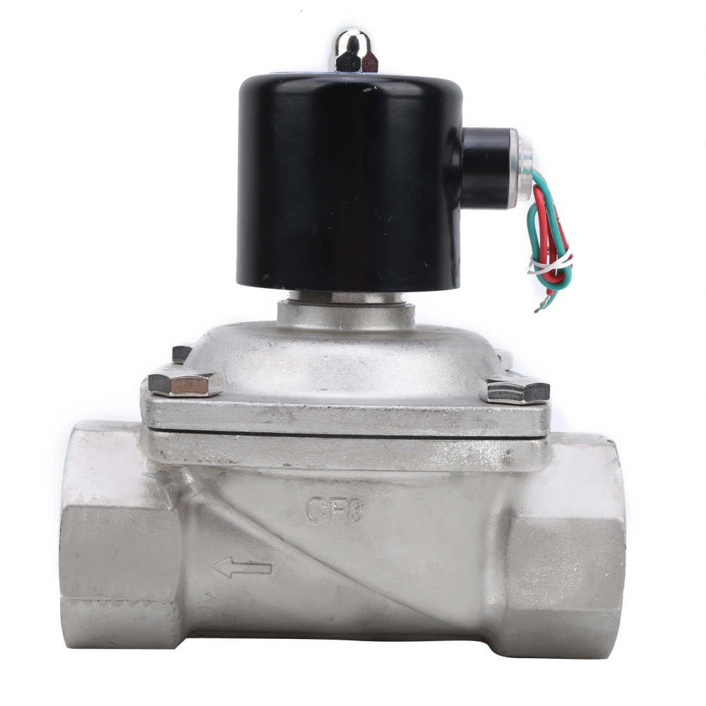 2in Electric Solenoid Valve Quick Response Normally Closed Direct Action for Air Water OilDC24V