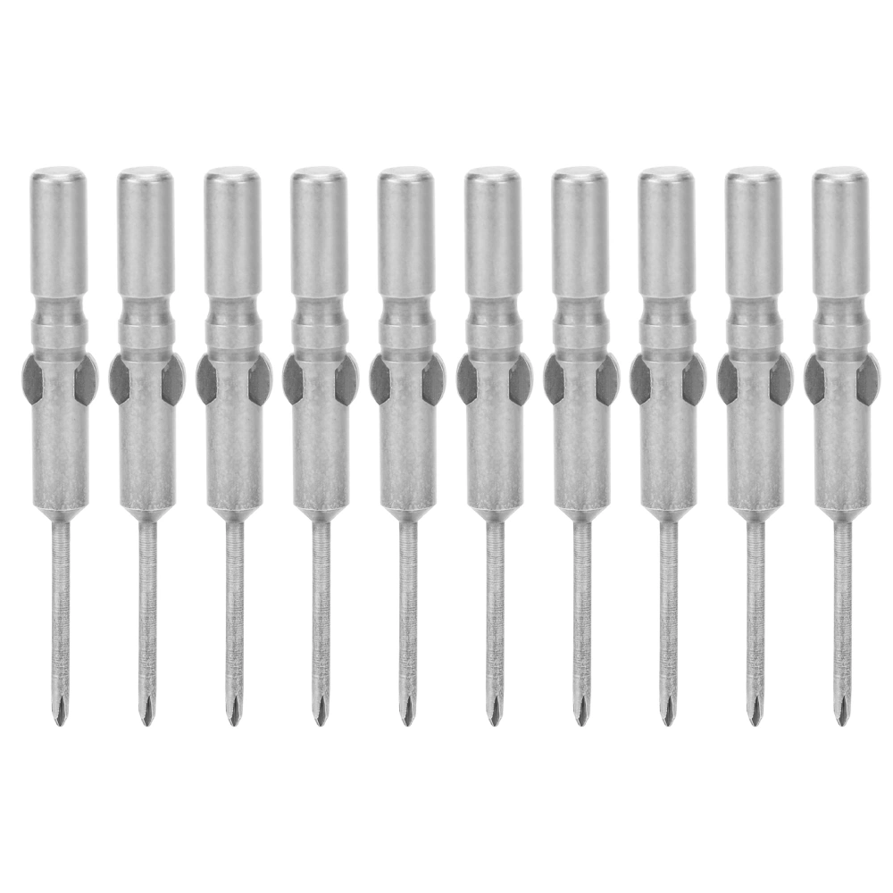 10Pcs 2mm Electric Screwdriver Bit Set Cross Head Magnetic Screwdriver Head Replacement Parts