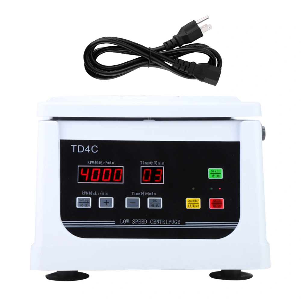 4000R/min TD4C Tabletop Type Low Speed Centrifuge Machine for LaboratoryUS Plug 110V