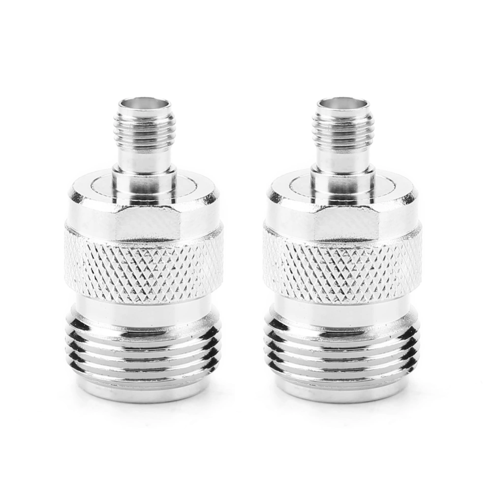 2pcs Type N Female to SMA Female RF Connector Coaxial Adapter Test Converter