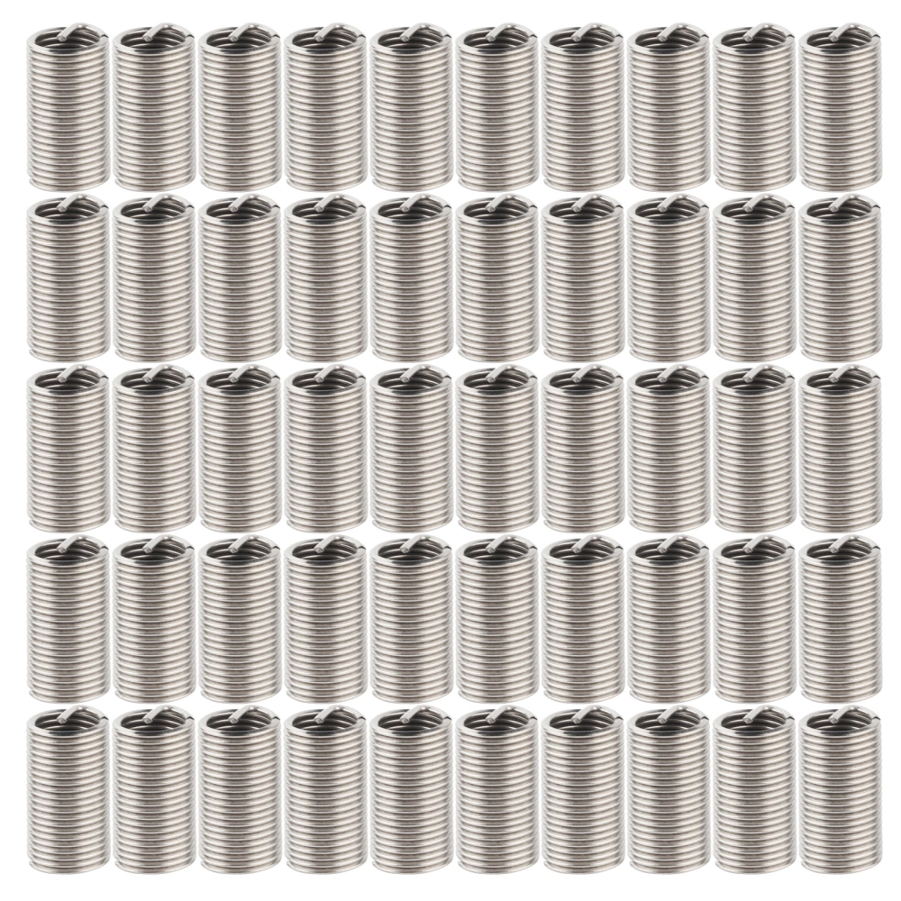 50Pcs Thread Inserts Male Female Reducing Nut Repair Tool Stainless Steel Fastener M10x1.253D