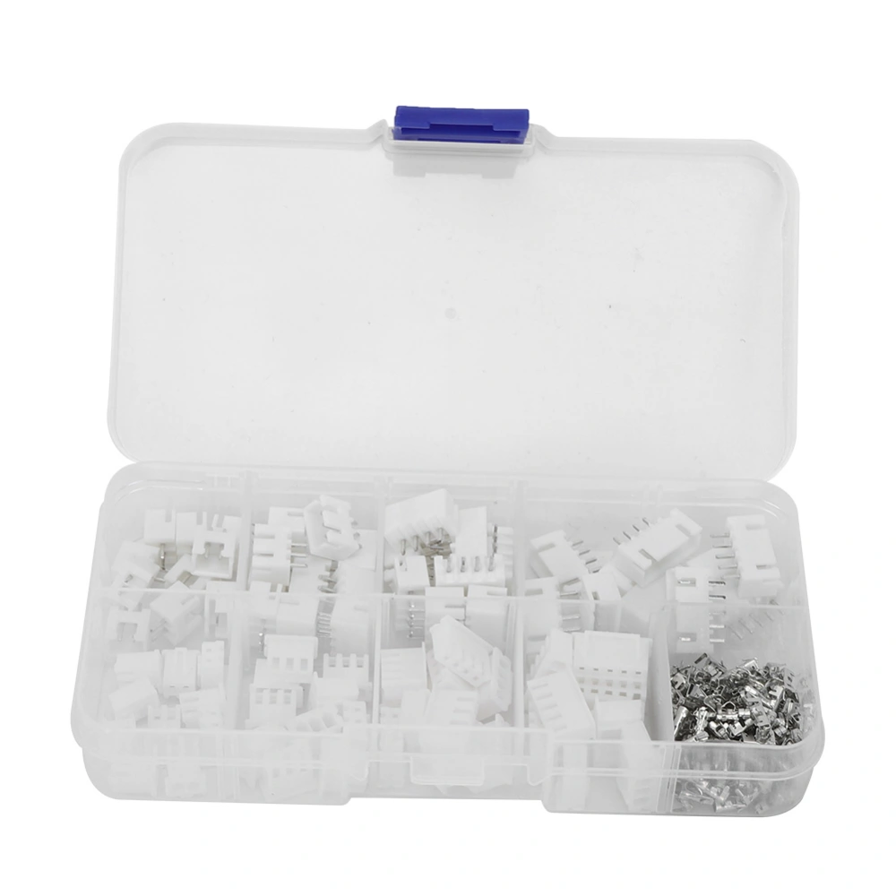 230Pcs Terminal Kits Plastic 2P-3P-4P-5P Pins Connector for Electronic Equipment