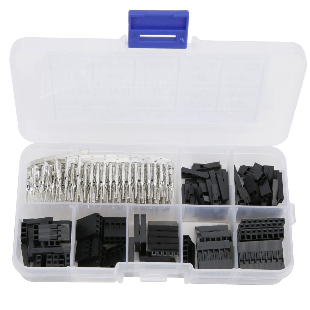 310pcs 2.54mm 9 Value Male Female Cable Wire Jumper Header Connector Housing Assorted Kit AWG28