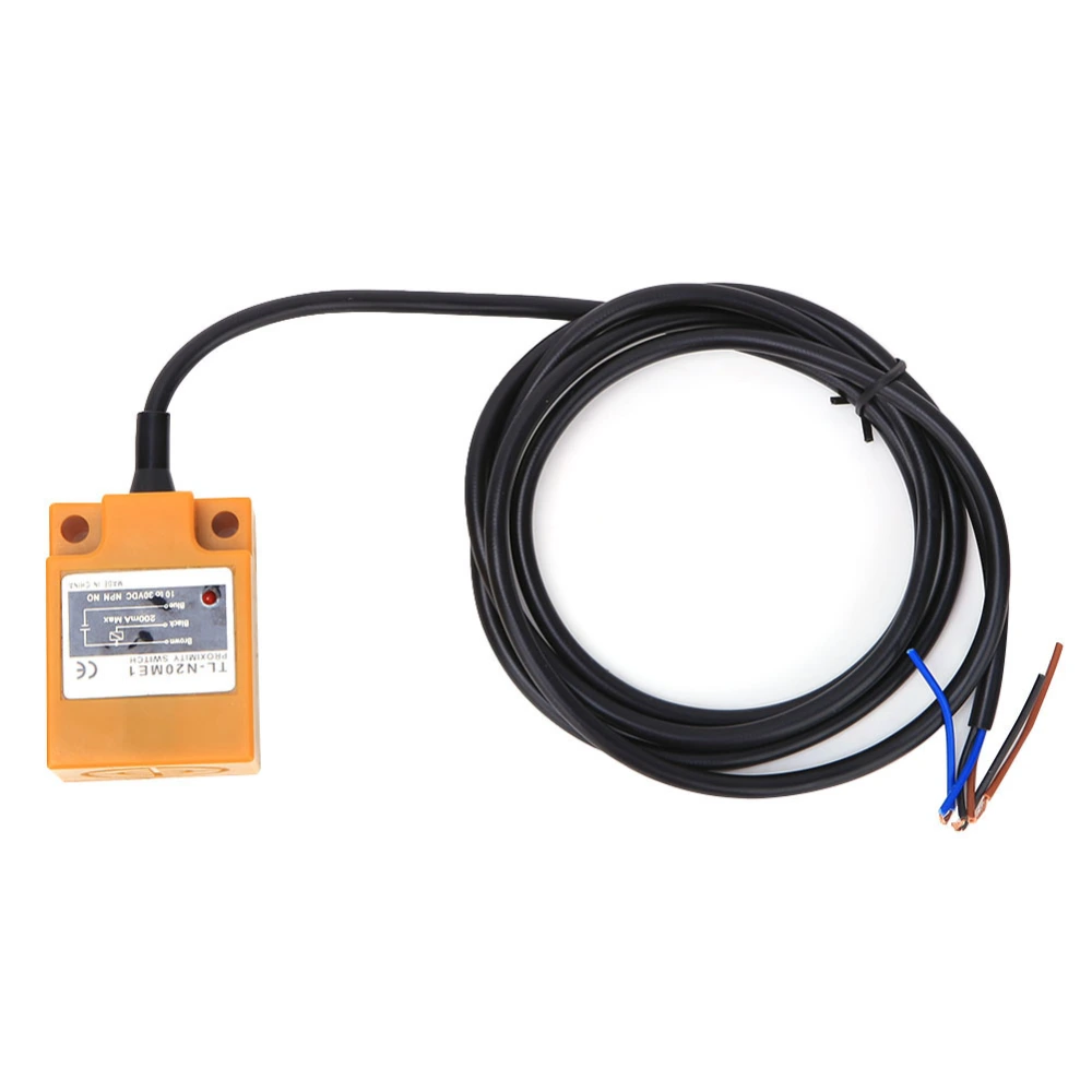 BERM Proximity Switch Sensor Inductive Probe Built In Chip 3 Wires NPN NO DC10-30V TL N20ME1