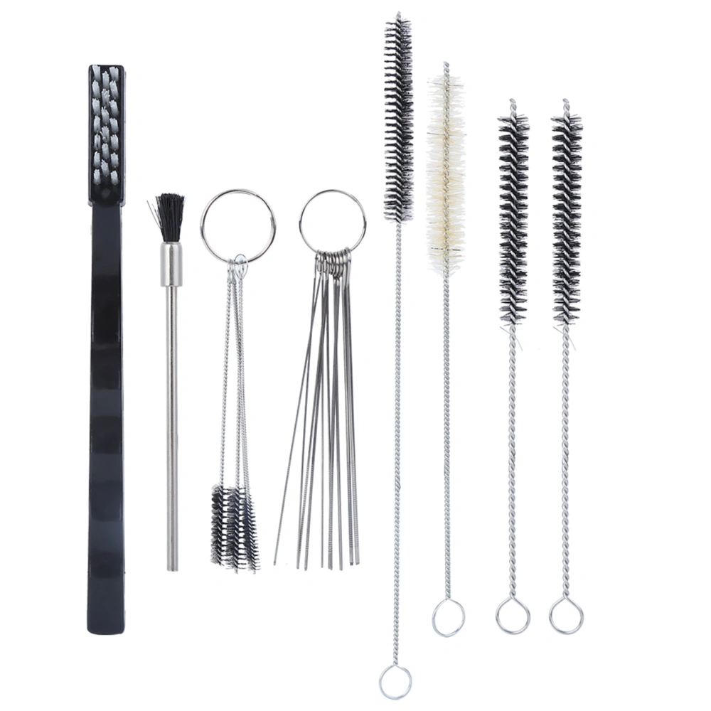 21PCs Set Cleaning Kit Hardware Accessory Hand Tool Airbrush Parts Portable for Spray Tools