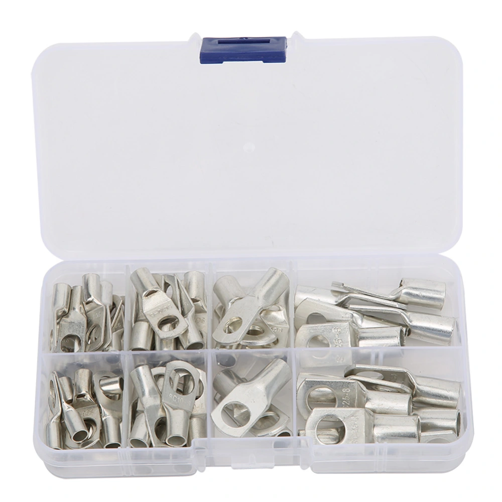 60PCS Silver SC Buckle Terminal Wiring Accessories Electrical Parts for Industrial Supplies