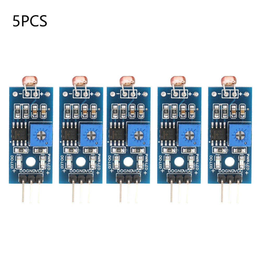 5pcs Digital Light Intensity Detection Photosensitive Sensor Module Arduino Smart Car Robot