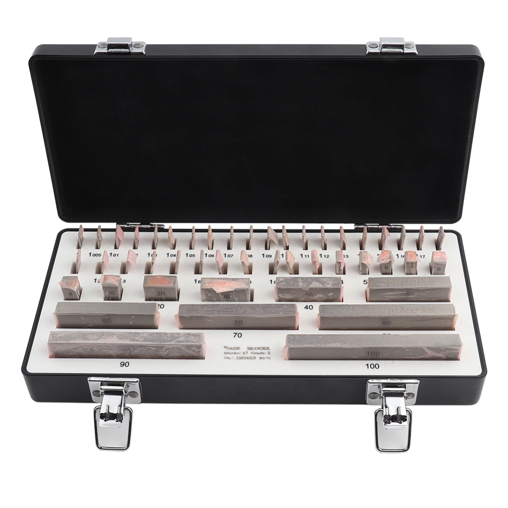 47Pcs High Accuracy Steel Gauge Measuring Block Set For Calibrating