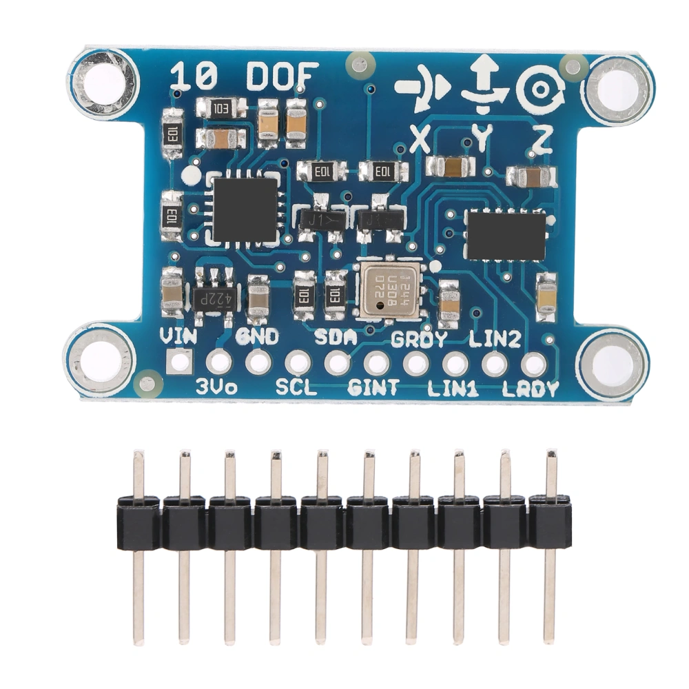 Module with Sensors Accelerometer Gyroscope Industrial Supplies 10DOF LSM303+L3G4200D