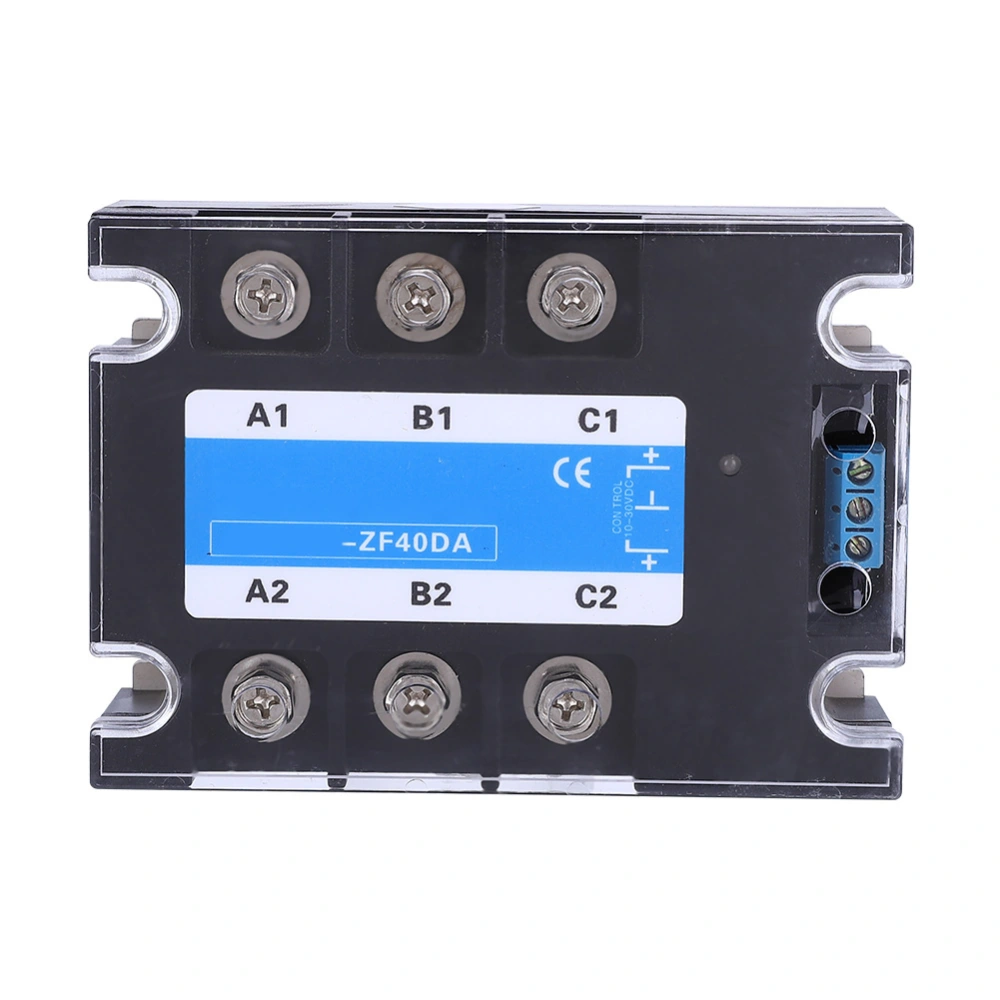 BERM3 ZF40DA DC AC Solid State Relay SSR Electrical Parts with Transparent Case for Electronic Supplies