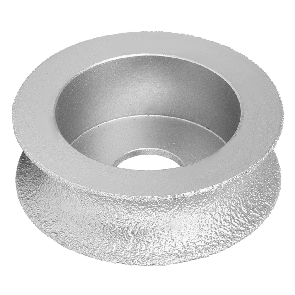 7.3cm Brazed Diamond Grinding Wheel Concave Abrasive Wheel for Stone Ceramic Glass2.0cm