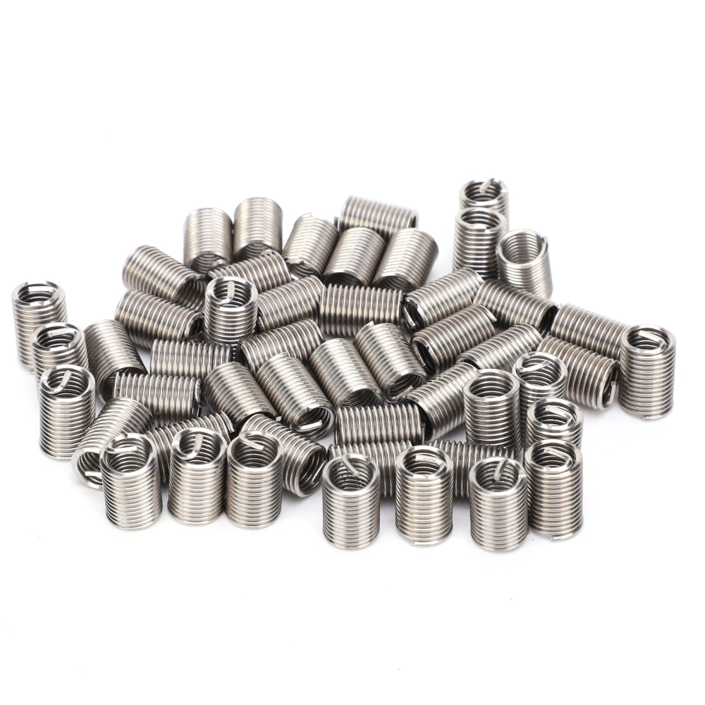 100Pcs Thread Inserts Male Female Reducing Nut Repair Tool Stainless Steel Wire Fastener M3x0.52.5D