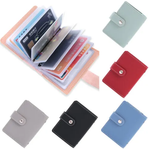 Women's Small Credit Card Holder, Fashion Portable Wallet with 26 Card Slots