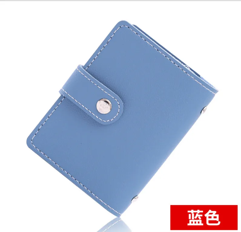 Women's Small Credit Card Holder, Fashion Portable Wallet with 26 Card Slots