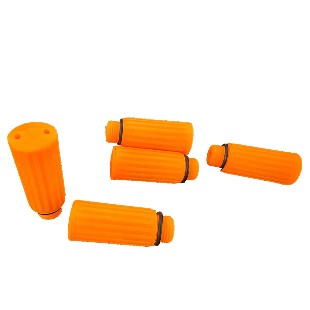 5pcs 15.5mm Yellow Breathing Rod Vent Cap for Air Compressor Pump