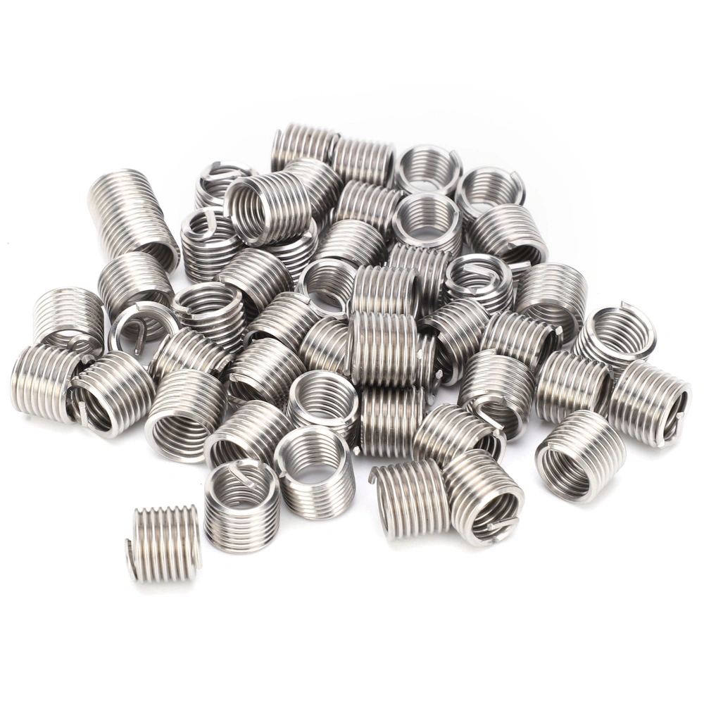 100Pcs Thread Inserts Male Female Reducing Nut Repair Tool Stainless Steel Wire Fastener M3x0.51.5D