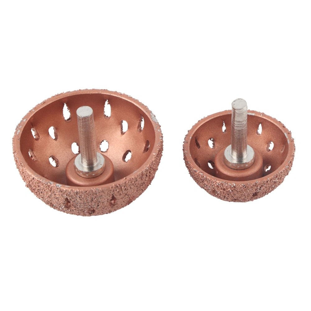 2Pcs Tungsten Steel Buffing Wheel Bowl Type Grinding Pad Grinder Power tool Accessories