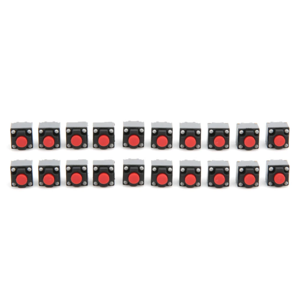 20pcs 6x6x7.3mm Tactile Push Button Switch Waterproof Micro Tact Switch