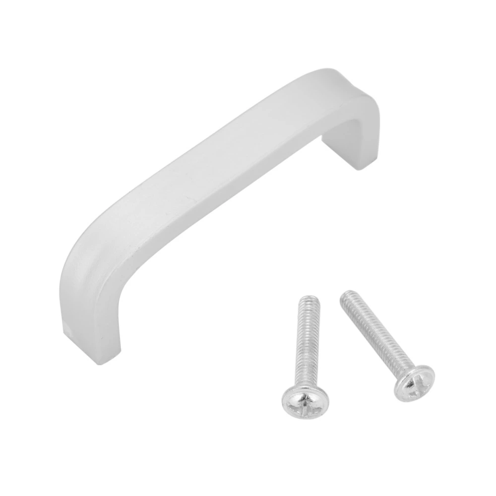 Aluminium Alloy Silver Solid Cabinet Handle Simple Style Furniture Door Accessory(96mm)