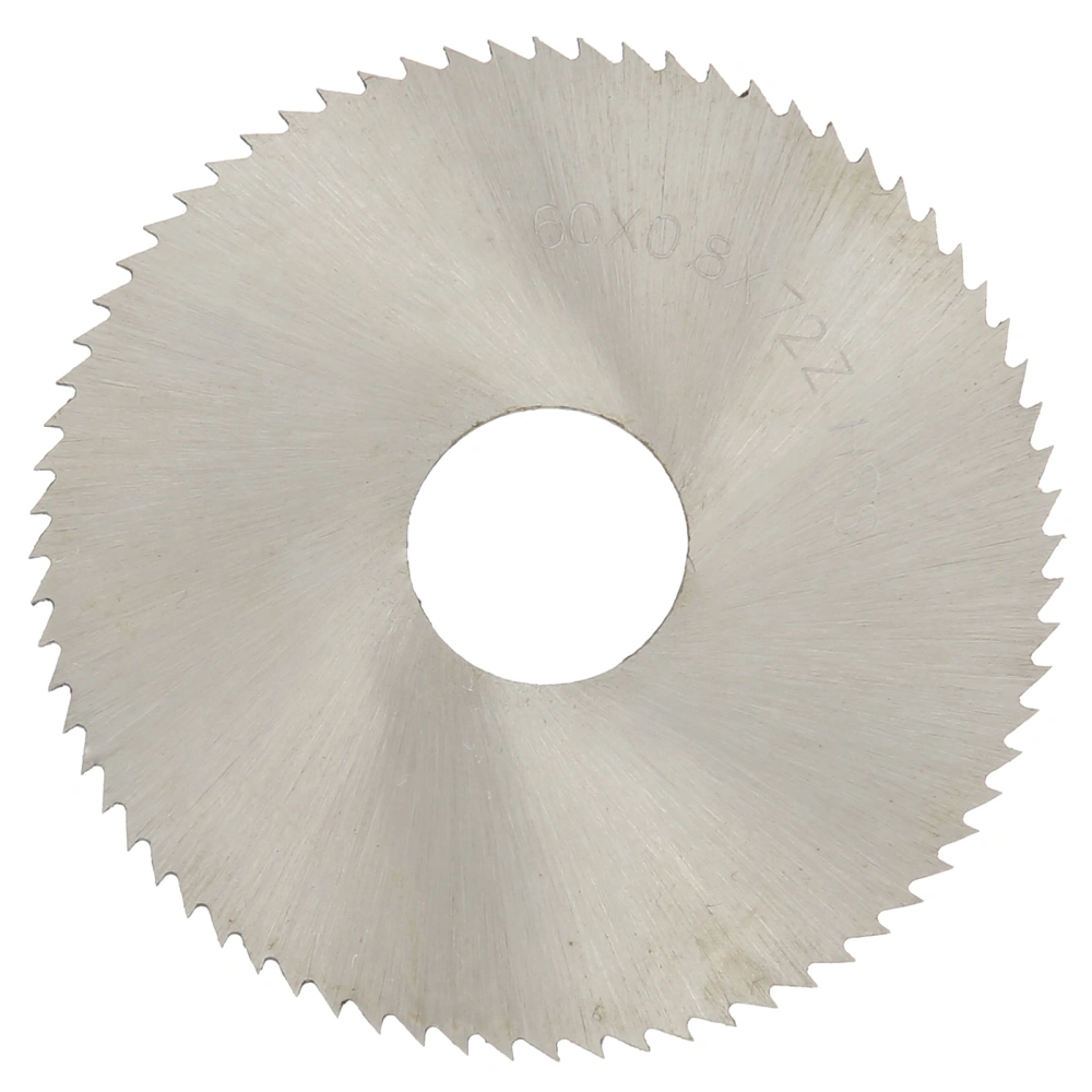 Circular Saw Blade Disc Cutting High Speed Steel Cutter Tool Hardware 60x0‑8 72 Teeth