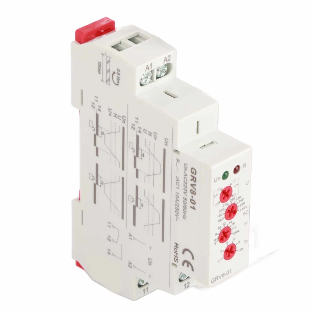 GRV8‑01 Single Phase Voltage Control Monitoring Relay Over Voltage Protection (#1)