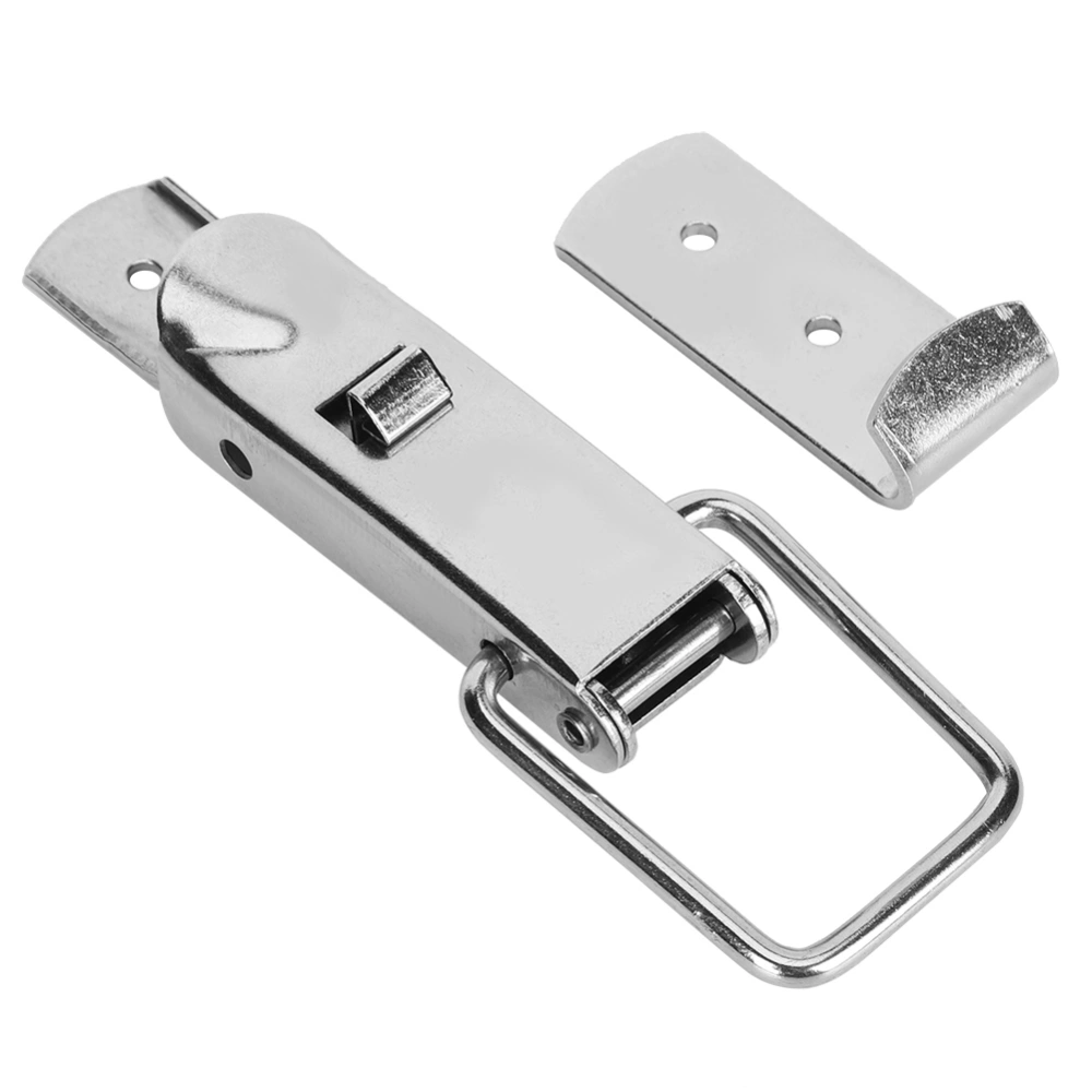 Cabinet Hasp Latch Catch Buckle Self Locking Stainless Steel for Case Box Trunk Door