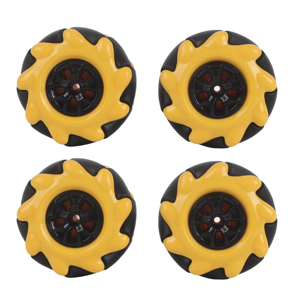 Mecanum Wheel Smart Robot Car Parts Accessories OmniDirectional DIY Toy Components 48mm(2 Pairs )