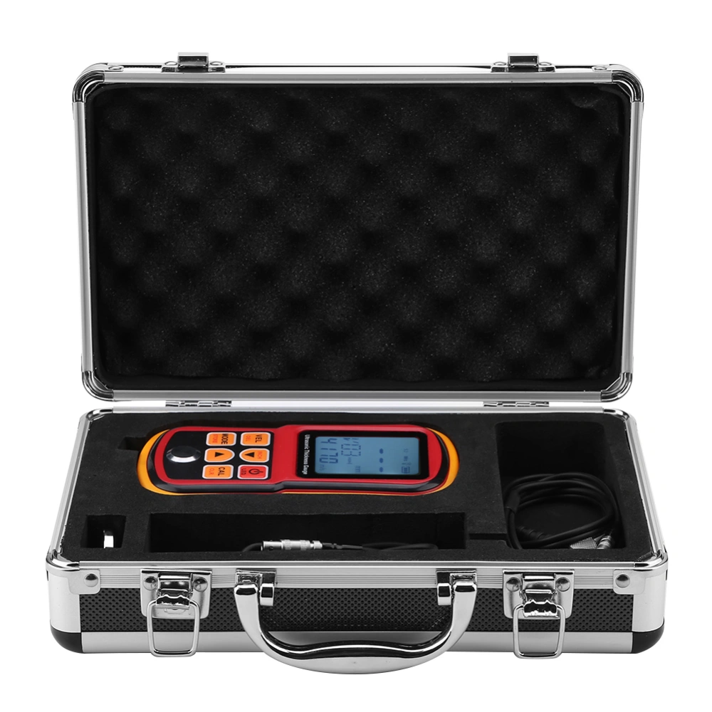 GM130 Digital Ultrasonic Thickness Gauge 1-300mm Steel Width Testing Monitor