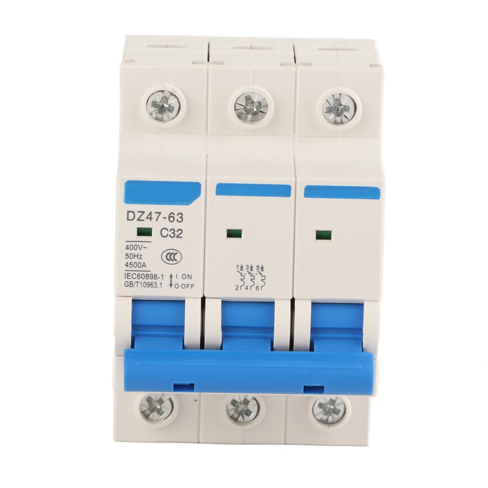 DZ47‑63 3P 32A 400V Earth Leakage Protection Circuit Breaker