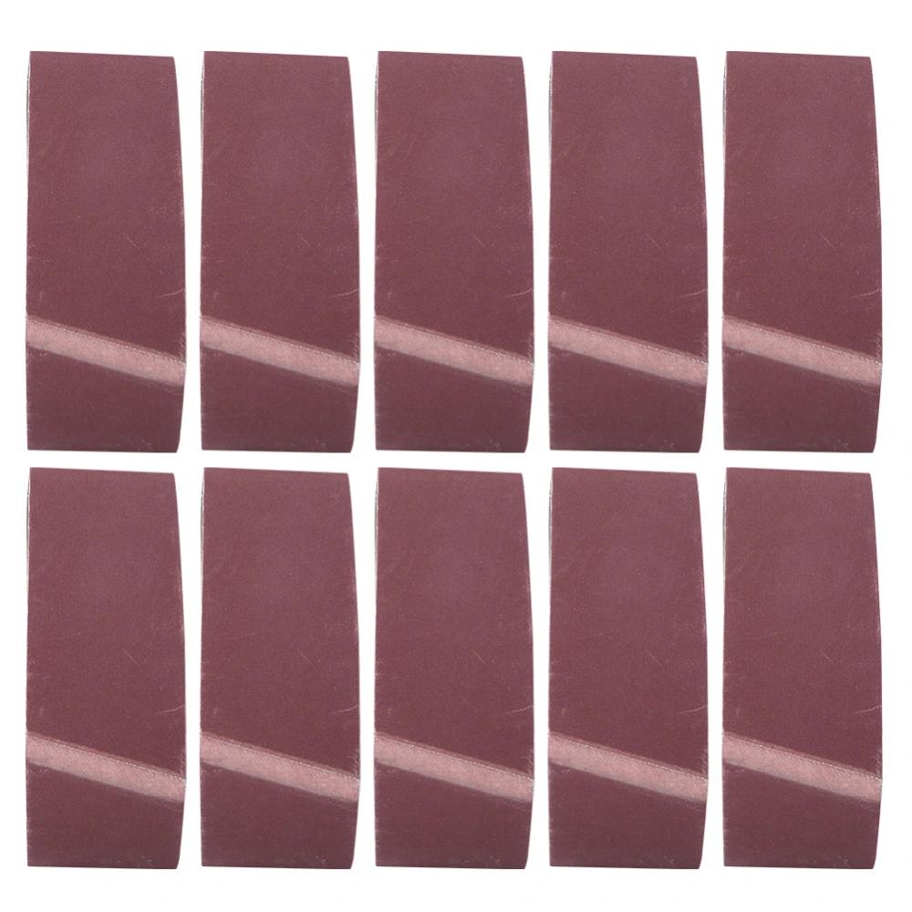 10 Pcs Abrasive Sanding Belt 457x75mm Grits Sander Abrasive Grinding Belt Aluminum Oxide(600)