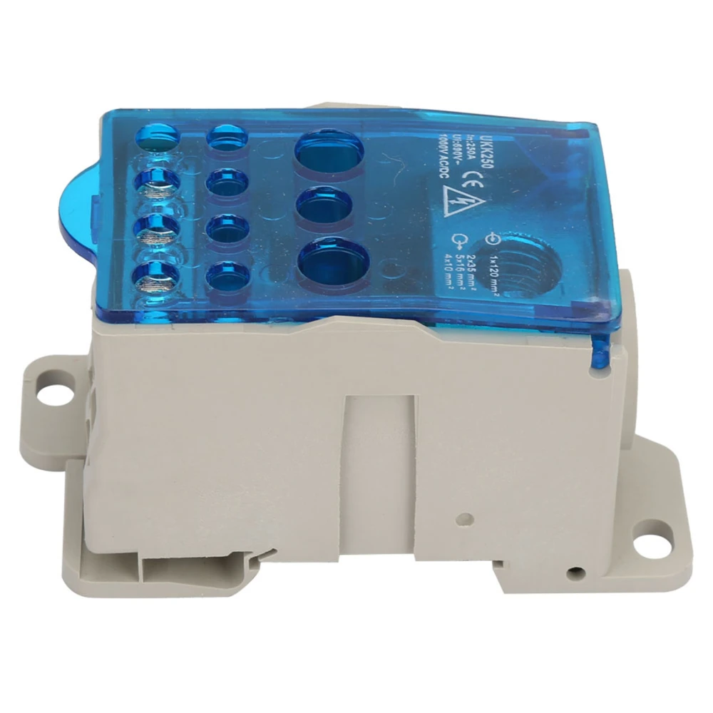 UKK-250A Din Rail Terminal Block Distribution Box Universal Power Junction Box