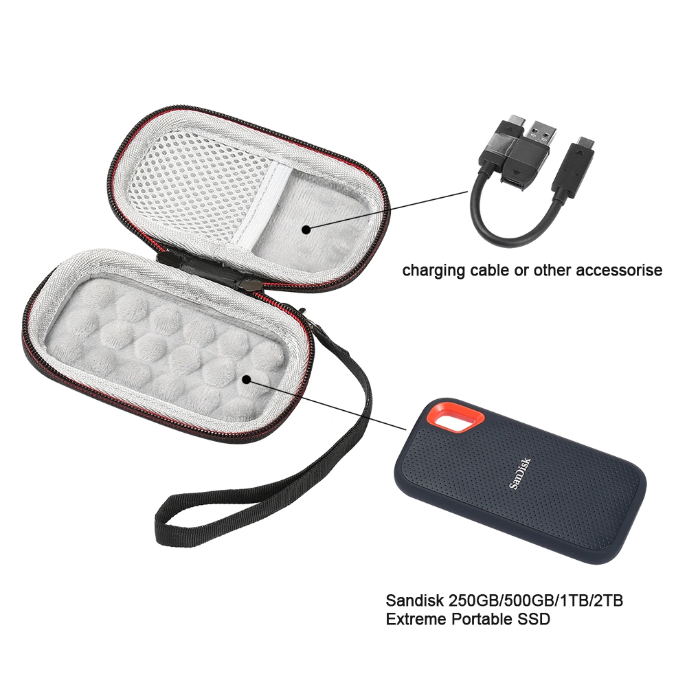 Portable Hard Carry Case for SanDisk 500GB / 250GB / 1TB / 2TB