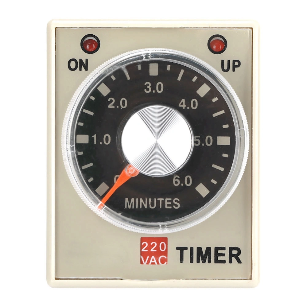 220VAC 6 Minutes Power On Delay Timer Time Relay AH3-3(6M)