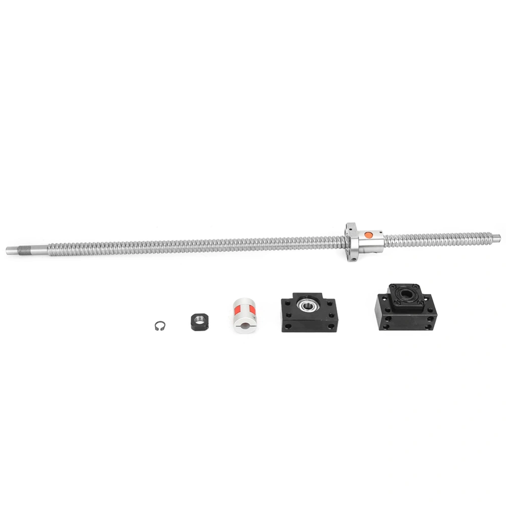 SFU1605 600mm Ball Screw with BK12 BF12 End Supports and 6.35x10mm Coupler