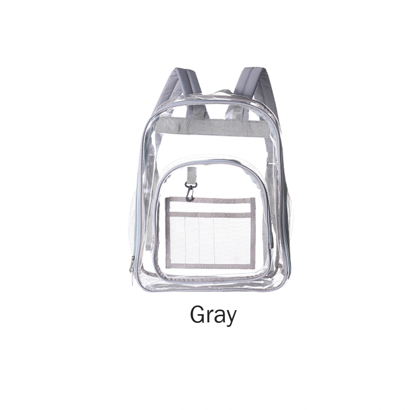 Transparent Backpacks Clear PVC Waterproof Plastic Fashion Simple Bag