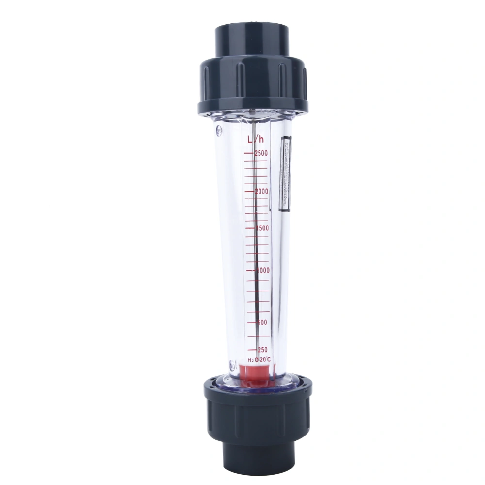 LZS-25(D) Liquid Flow Meter 250~2500L/h ABS Plastic Liquid Flow Rate Gauge High Accuracy