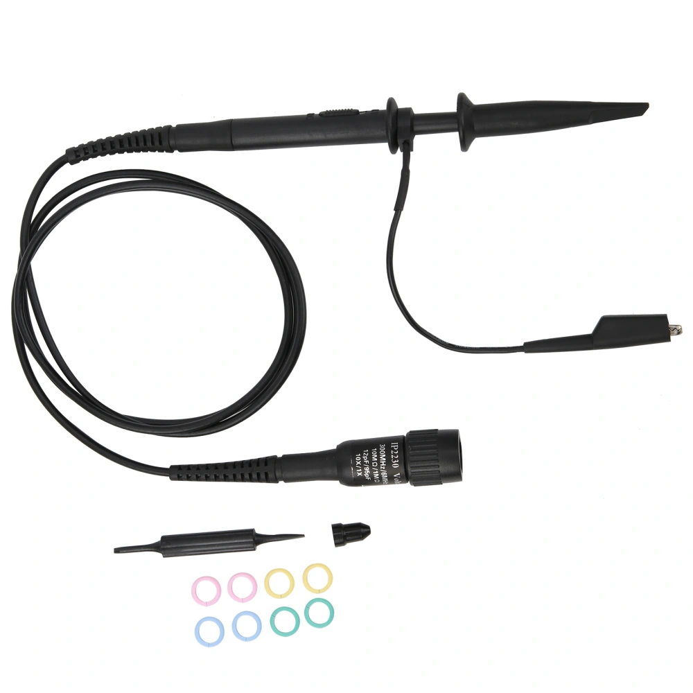 IP2230 300MHZ Oscilloscope Passive Probe 10X Attenuation Electrical Testing Accessory