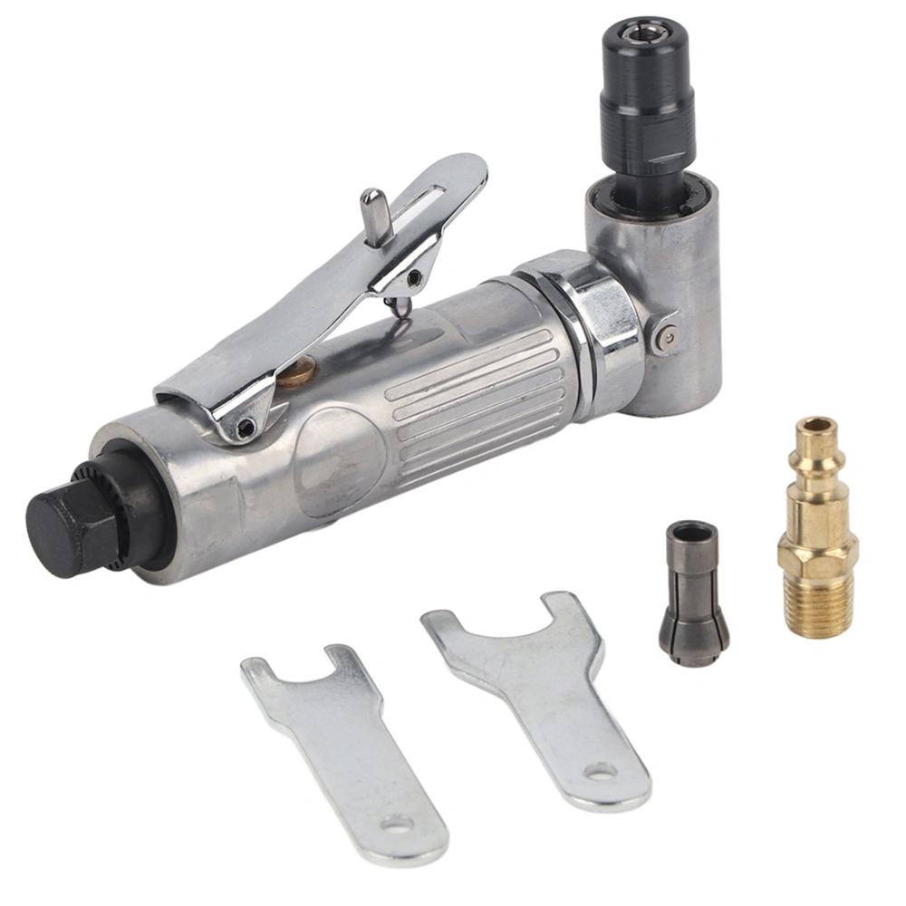 Industrial 90° Air Angle Die Grinder Pneumatic Grinding Machine 3-6mm Chunk 2000rpm