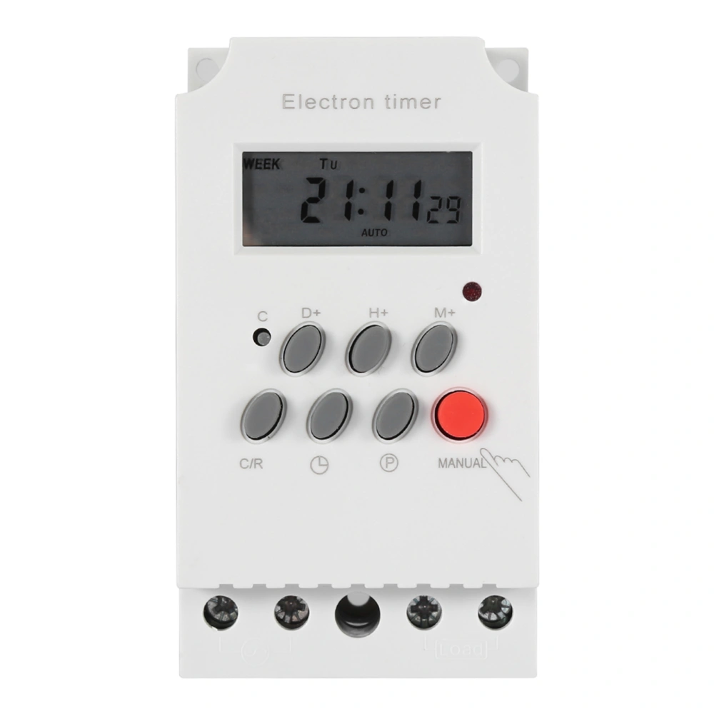 KG316T-II 30A Digital Timer Switch Programmable Electronic Time Control Switch (AC 110V)