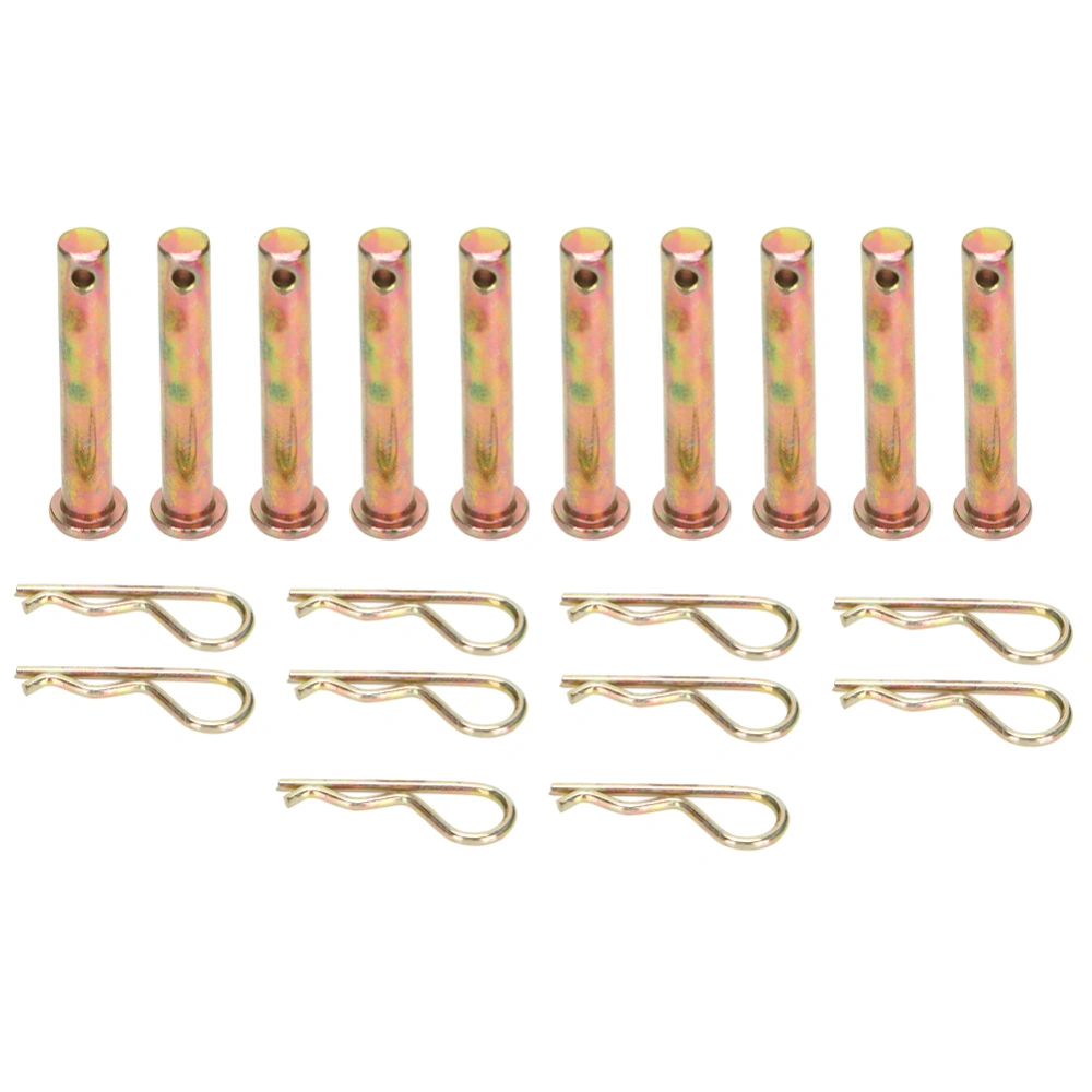 10set Farming Machine Air Cool Diesel Engine Accessories 8*50mm R Type Pin Set For 178F 186F