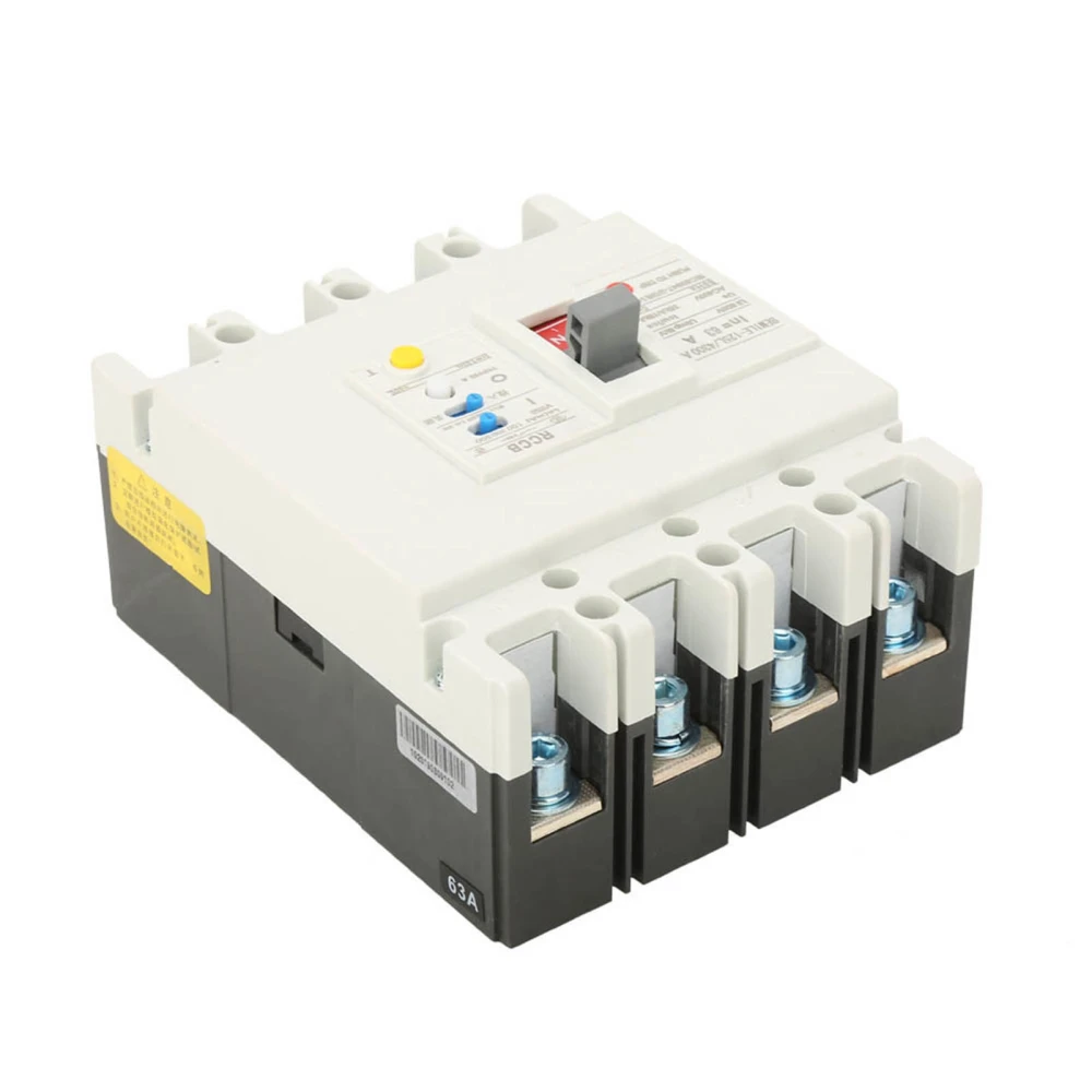 3P+N Residual Current Circuit Breaker RCCB Air Switch 800V (63A)