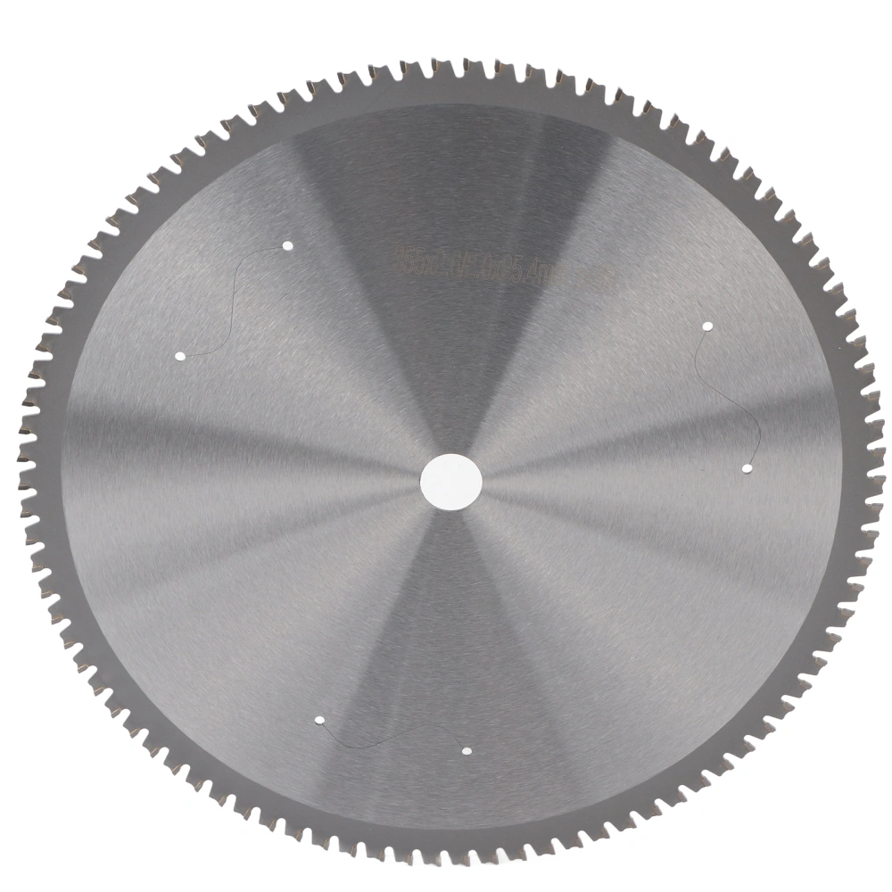 Circular Saw Blade High Speed Steel Iron Cutting Disc 355 x 2.6 x 2.0 x 25.4 x 90T