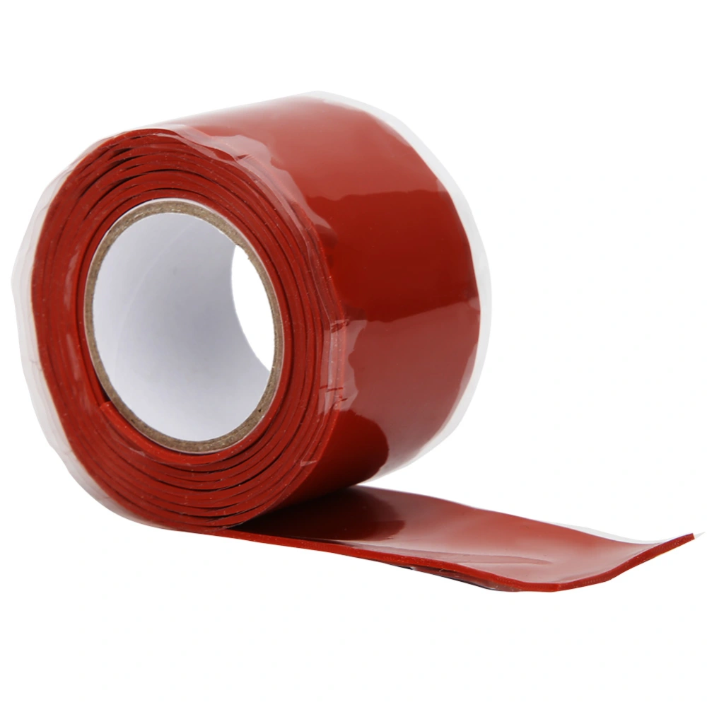 Waterproof Tape Strong Stickiness PVC PPR Pipes Repairing Supplies 1 Meter Length White/RedRed